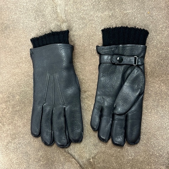 Sta-Soft Other - Deerskin Sweater Snap Leather Adjustable Gloves